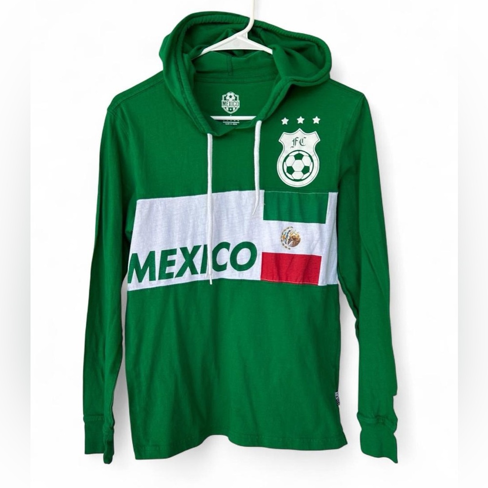 Green Mexico Soccer Lightweight Hoodie